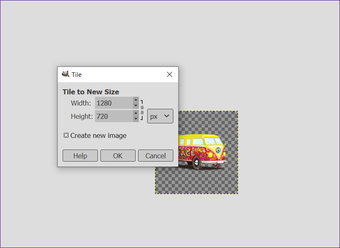 Cómo colocar una imagen en mosaico en GIMP
