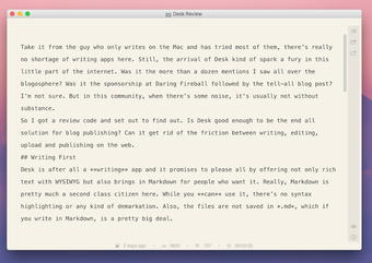 Bloguear más fácil en Mac pero no perfecto