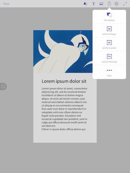 Cómo utilizar Adobe Comp CC para iPad para crear borradores de diseño