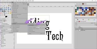 Cómo usar la herramienta Flip en GIMP