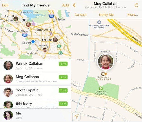 Comparta su ubicación en tiempo real en iPhone o Android