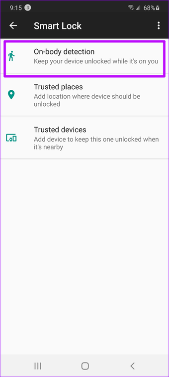 Cómo desactivar Smart Lock en Samsung Galaxy S20 y S20 +
