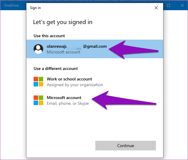 Cómo agregar y administrar varias cuentas de OneDrive en Windows 10