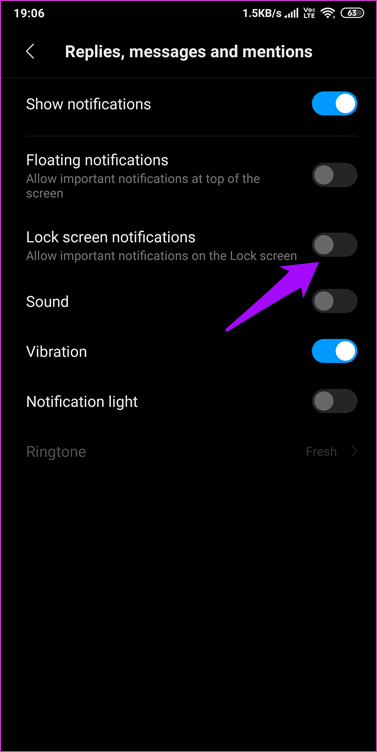 Cómo arreglar las notificaciones de la pantalla de bloqueo de MIUI que no funcionan
