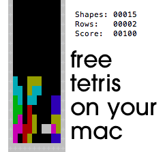 Juega Tetris y otros juegos clásicos y ocultos en tu Mac