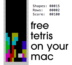 Juega Tetris y otros juegos clásicos y ocultos en tu Mac
