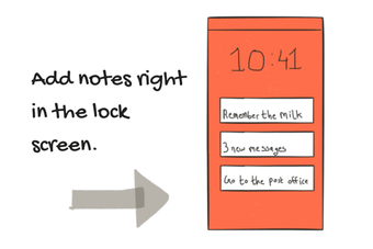 Cómo agregar notas a la pantalla de bloqueo en Android