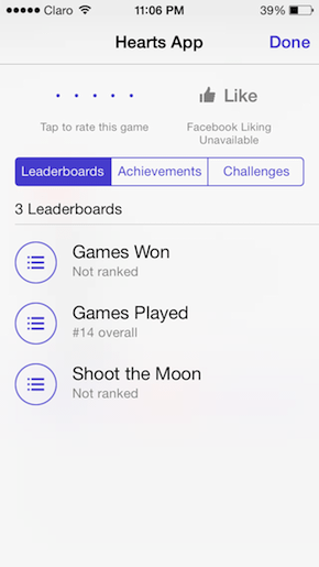 Juegos de iOS para conectar puntos y naipes