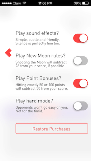 Juegos de iOS para conectar puntos y naipes