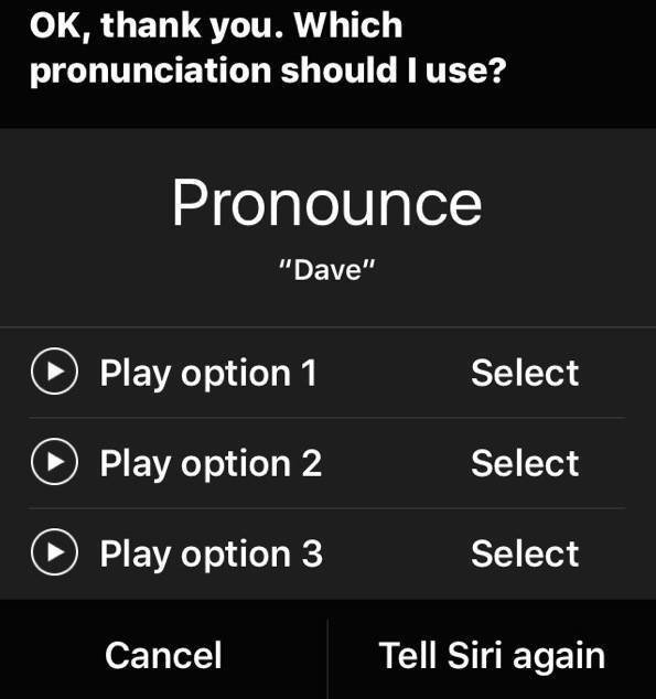Cómo enseñarle a Siri a pronunciar nombres que no puede acertar