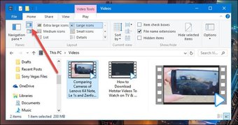 Cómo obtener una vista previa de medios como Mac OS en Windows 10