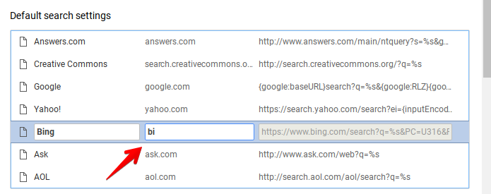 Cómo utilizar motores de búsqueda personalizados en una Chromebook