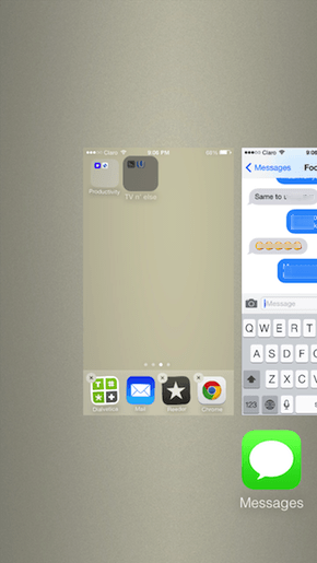 Cree carpetas anidadas y coloque aplicaciones dentro de ellas en iOS 7