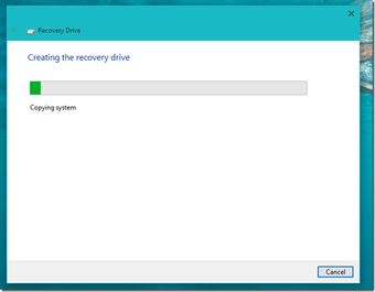 Cómo crear una unidad de recuperación en Windows 10