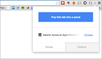 Acople sitios web en paneles similares a Hangouts en Chrome