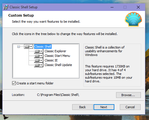 Guía para recuperar el menú Inicio clásico en Windows 10