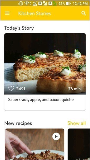 Las 5 mejores aplicaciones de cocina para Android