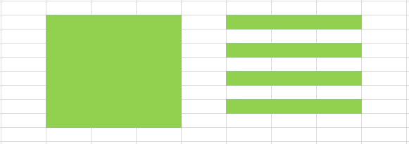 Cómo colorear filas o columnas alternativas en MS Excel