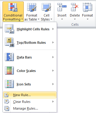 Cómo colorear filas o columnas alternativas en MS Excel