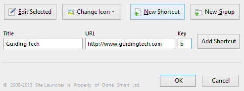 Cree accesos directos para sitios favoritos en Firefox con Site Launcher
