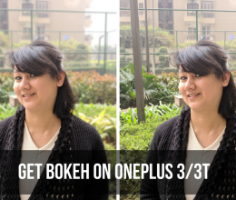Cómo obtener el efecto Bokeh en OnePlus 3 / 3T