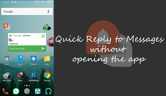 2 aplicaciones de Android para responder mensajes sin abrir aplicaciones
