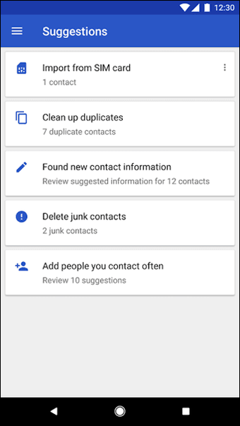 Estas son las 6 características que los contactos de Google obtienen con la nueva actualización