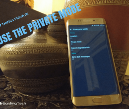 Cómo ocultar medios con modo privado en Galaxy S6 edge +