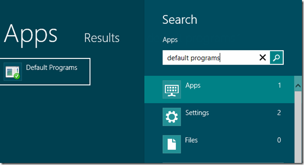 Evite que las aplicaciones de Metro abran sus archivos en Windows 8