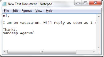 Configurar respuestas de vacaciones en el cliente de escritorio de Windows Live Mail