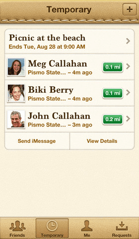 Localice familiares o amigos en iPhone/iOS con Find My Friends