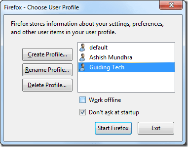 Cambia fácilmente entre perfiles en Firefox con ProfileSwitcher