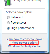 Comprender las opciones de energía en Windows Vista y Windows 7
