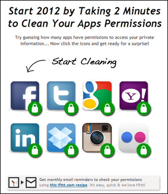 Proteja sus cuentas sociales limpiando los permisos de las aplicaciones