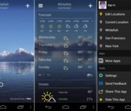 Descarga e instala AccuWeather y las mejores aplicaciones para ver el tiempo en Android