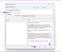 3 soluciones para cuando la configuración del protector de pantalla de Windows 11 está en gris